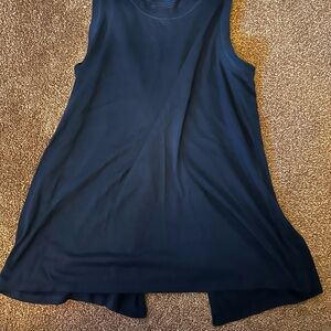 Navy Blue Sleeveless Top